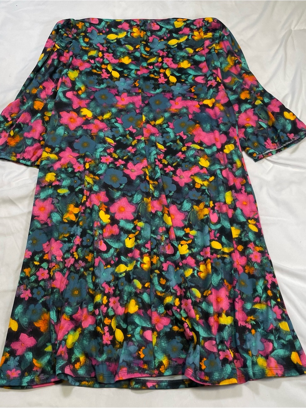 🌸 Pioneer Woman Vibrant Floral Dress 🌸 - Picture 5 of 9
